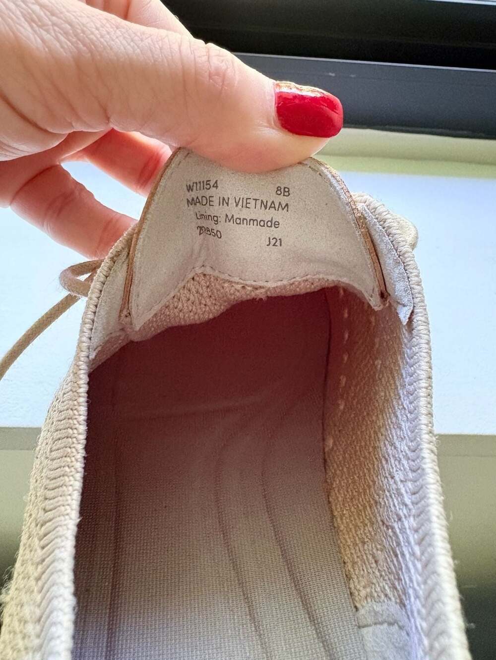 Cole Haan 2.ZERØGRAND Stitchlite Wingtip Oxfords Beige Gold Knit Size 8B - Picture 8 of 8